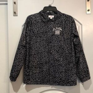 LulaRoe black star windbreaker jacket. EUC!